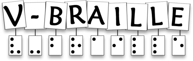 V-Braille logo